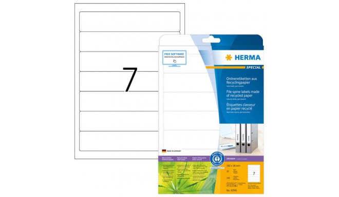 HERMA 10745 printer label White Self-adhesive printer label