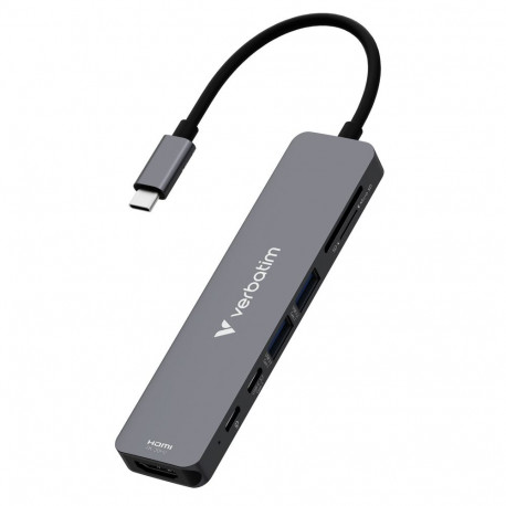 Verbatim USB-C Essentials Multi-Port Hub 7-portine 32158