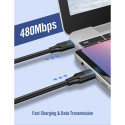 UGREEN USB-C to USB-C 2.0 3A Cable 3m Black