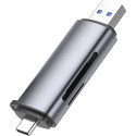 UGREEN 2-ühes USB-C OTG Kaardilugeja