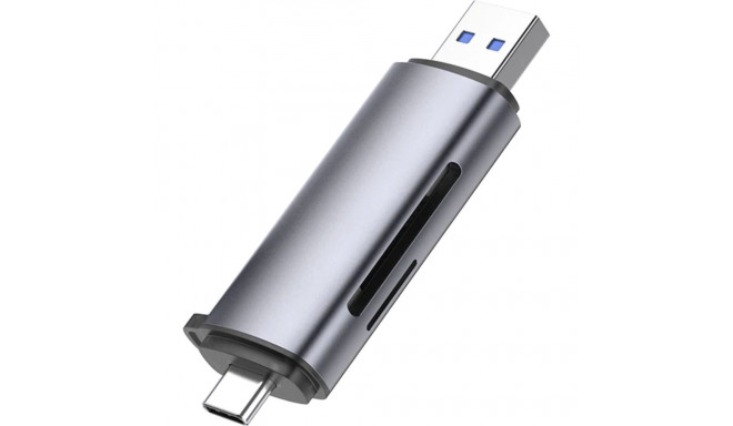 UGREEN 2-in-1 USB-C OTG kaardilugeja