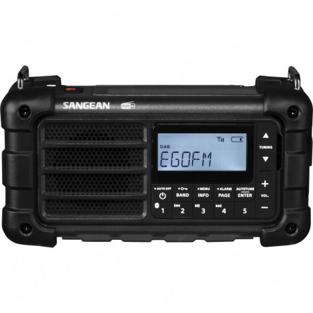 Sangean MMR-99 DAB must hädaolukorra/vändaga/päikesepatareiga raadio