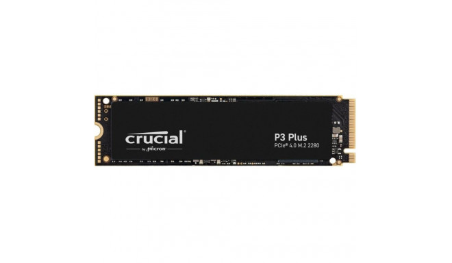 SSD|CRUCIAL|P3 Plus|1TB|M.2|PCIE|NVMe|3D NAND|Write speed 3600 MBytes/sec|Read speed 5000 MBytes/sec