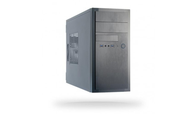 Chieftec arvutikorpus MiniTower MicroATX, must (HT-01B-OP)