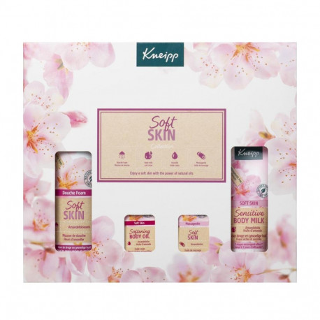 Kneipp Soft Skin kehapiim 200ml + vannivaht 75ml + kehaõli 20ml + massaažiõli 20ml