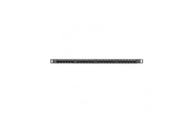 24-port UTP Category 6 Patch Panel Lanberg PPU6-0024-B