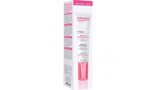 Eye Area Cream Topicrem Radiance Hydra+ 15 ml