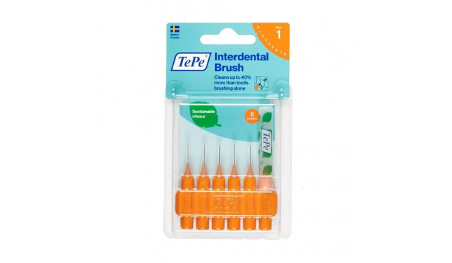 Hambavahe harjad Tepe   Oranž 0,45 mm 6 Ühikut