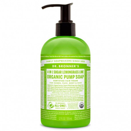Hand Soap Dr Bronner's 4 in 1 Lemongrass Lime 355 ml