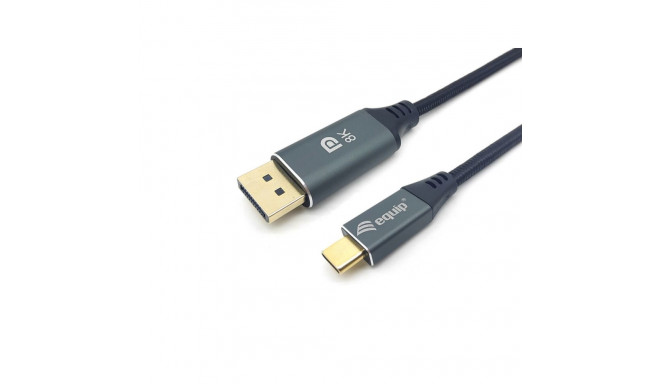 USB A to USB-C Cable Equip 8K/60Hz Grey 3 m