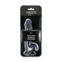 Realistic Dildo Virgite R28 Black 20 cm