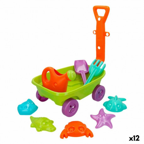 Rannalelude komplekt Colorbaby Käru polüpropüleen (12 Ühikut)