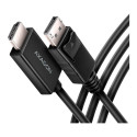 AXAGON RVD-HI20C2 DisplayPort - HDMI 2.0 cable 1.8m 4K/60Hz