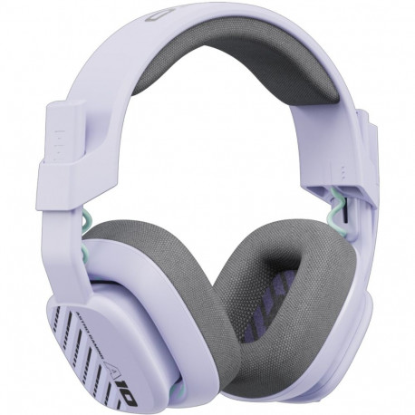 "Logitech Astro Gaming A10 Gen 2 Headset full size wired 3.5 mm jack lilac"