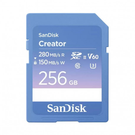 "CARD SanDisk Creator SD UHS-II 256GB"