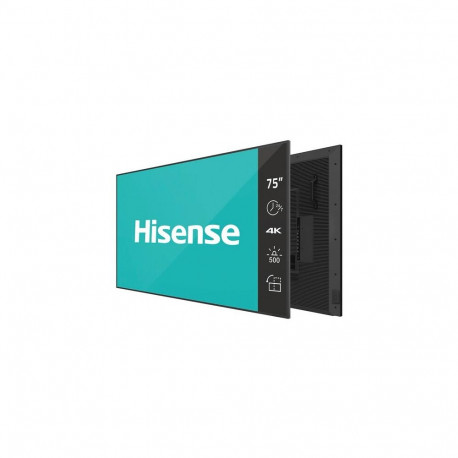 "Hisense 75 Zoll 4K UHD IPS Digital Signage Display - 24/7 Operation"