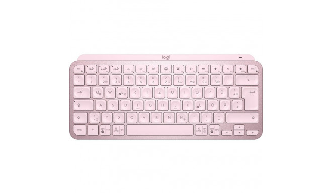 "Logitech MX Keys Mini Minimalist Wireless Illuminated Keyboard - ROSE - CENTRAL (DE)"