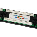 "Equip Patchpanel 24x RJ45 Cat5e 19"" UTP 1HE schwarz"