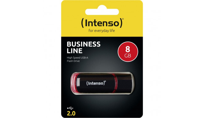 "STICK Intenso Business Line schwarz. rot 8 GB"
