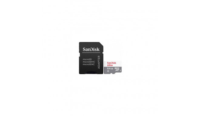 "CARD MicroSD Card 64GB SanDisk Ultra Class 10 inkl. Adapter"