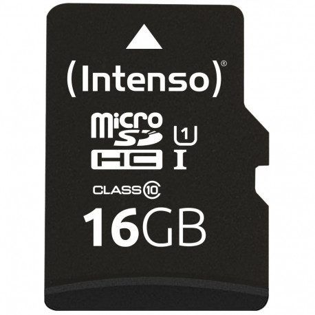 "CARD Micro Card 16GB Intenso SD-HC UHS-I inkl. SD- Adapter retail"