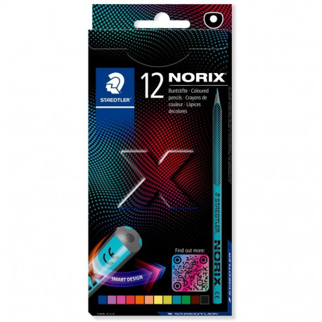 STAEDTLER värvipliiatsid NORIX 12 tk 100% PEFC