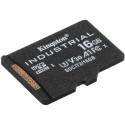 "CARD 16GB KINGSTON microHC Industrial C10 A1 pSLC Card Single Pack w/o Adapter"