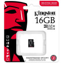 "CARD 16GB KINGSTON microHC Industrial C10 A1 pSLC Card Single Pack w/o Adapter"