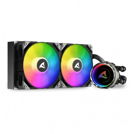 "K Sharkoon Wasserkühlung S80 RGB 2 Lüfter 240mm schwarz"