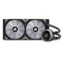 "K Sharkoon Wasserkühlung S80 RGB 2 Lüfter 240mm schwarz"