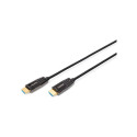 "DIGITUS HDMI AOC Hybrid Glasfaserkabel UHD 8K 10m schwarz"