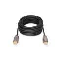 "DIGITUS HDMI AOC Hybrid Glasfaserkabel UHD 8K 10m schwarz"
