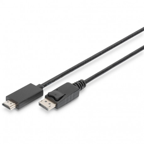 "DIGITUS DisplayPort Adapterkabel DPort -> HDMIA St/St 8K 3m"