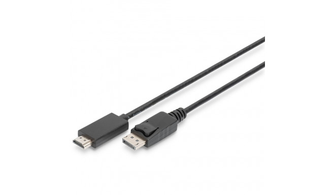 "DIGITUS DisplayPort Adapterkabel DPort -> HDMIA St/St 8K 3m"