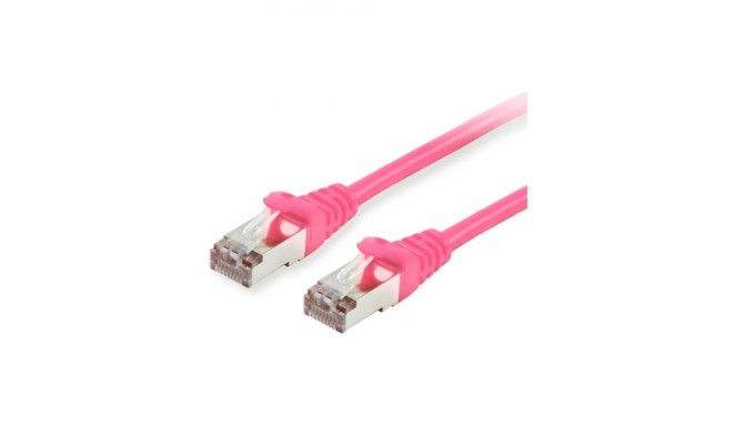 "Equip Patchkabel Cat6 S/FTP 2xRJ45 10.00m pink LSZH Polybeutel"