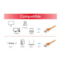 "Equip Patchkabel Cat6 S/FTP 2xRJ45 0.50m orange LSZH Polybeutel"