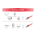 "Equip Patchkabel Cat6 S/FTP 2xRJ45 15.00m rot LSZH Polybeutel"