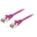 "Equip Patchkabel Cat6A S/FTP 2xRJ45 7.50m lila LSZH Polybeutel"