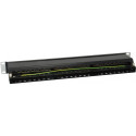 "Equip Patchpanel 48x RJ45 Cat6 19"" FTP 1HE ISO/IEC schwarz"