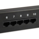 "Equip Patchpanel 25x RJ45 Cat3 19"" UTP 1HE ISDN schwarz"