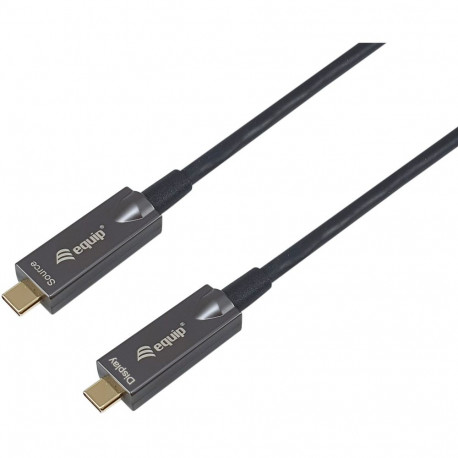 "Equip Kabel USB-C 3.2 -> C St/St 15.00m 3A 4K/60Hz sw"