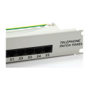 "Equip Patchpanel 25x RJ45 Cat3 19"" UTP 1HE ISDN hellgrau"
