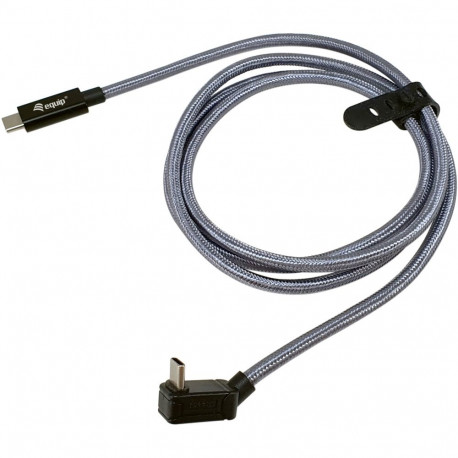 "Equip Kabel USB-C 3.0 -> C wink. St/St 2.00m 5A 4K/60Hz sw"