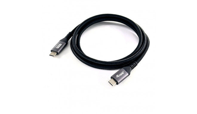 "Equip Kabel USB-C 4.0 -> C St/St 2.00m 5A 8K/60Hz sw"
