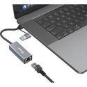 "Equip Adapter USB-C -> RJ45 10/100/1000/2500 Mbps + USB-A"