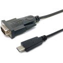 "Equip Adapter USB-C -> Seriell RS232-DB9 St/St 1.50m sw" "Equip Adapter USB-C -> Seriell RS232-DB9 St/St 1.50m sw"