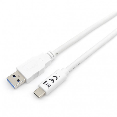 "Equip Kabel USB-A 3.2 -> C St/St 2.00m 3A/20V ws"