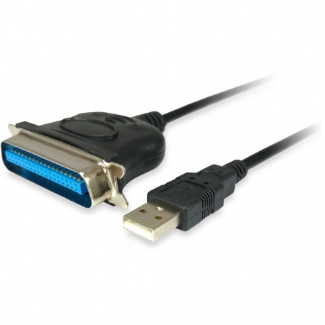 "Equip Adapter USB-A -> Parallel EPP.ECP.bidi St/St 1.50m sw Polybeutel"