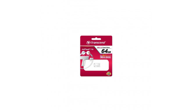 "STICK 64GB USB 3.0 JETFLASH710 SILVER"