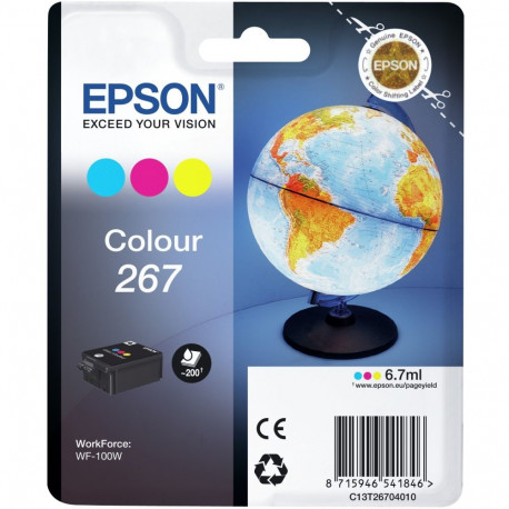 "Epson 267 C/M/Y C13T26704010"